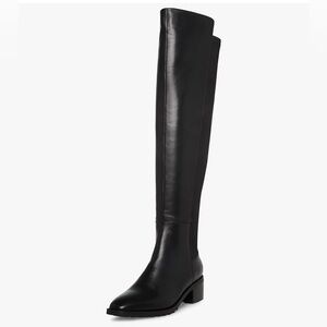 BLONDO Sierra Waterproof Over The Knee Boots Size 7M Black Leather EUC